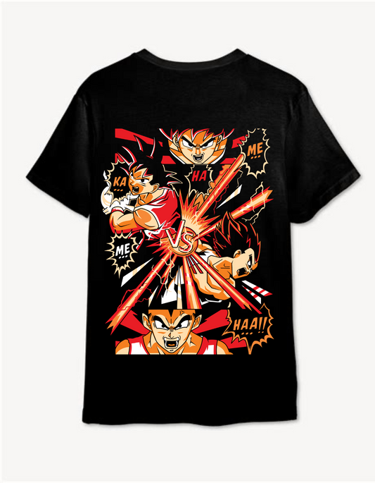 Goku vs Vegeta Oversized Battle T-Shirt