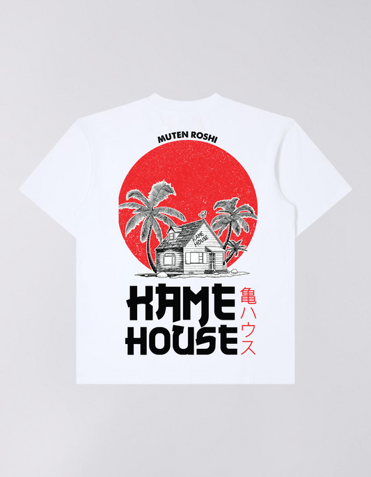 Kame House Retro Sunset Oversized T-Shirt